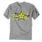 Классическая фабричная серая футболка Effex Rockstar Energy Streak, Лицензированная Мужская футболка для взрослых
