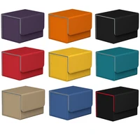 12 colors high quality capacity cards box card case container collection for board games sleeve holder box