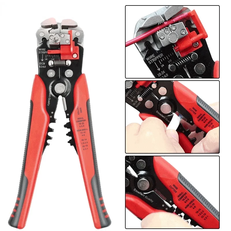 

Wire Stripper Tools Multitool Pliers YEFYM YE-1 Automatic Stripping Cutter Cable Wire Crimping Electrician Repair Tools