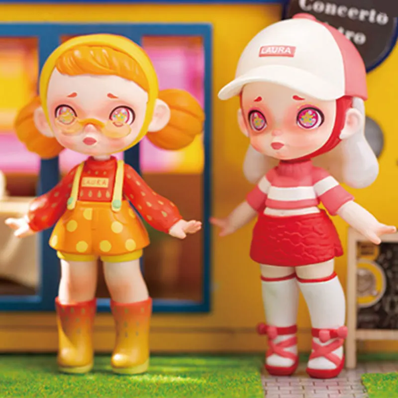 

Blind Box Laura Fruit Series Anime Surprise Box Original Action Figure Cartoon Model Gift Toys Collection