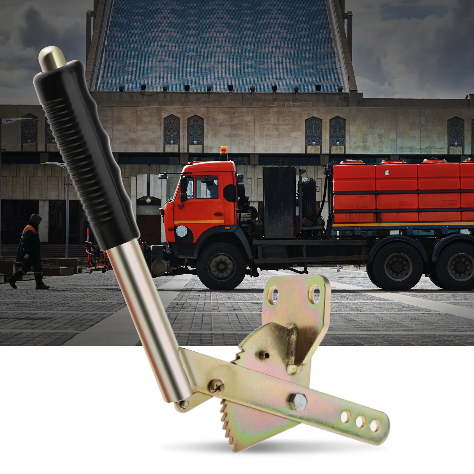 

Сцепная муфта для прицепа с ручным тормозом и защитой от ржавчины и износа