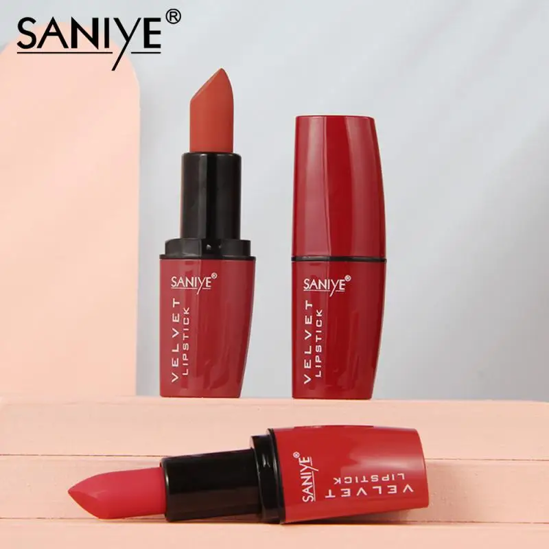 

Velvet Matte Lipstick Waterproof And Sweat-proof Rich Color Lipstick Long Lasting Makeup Create Foggy Lips Beauty Cosmetic