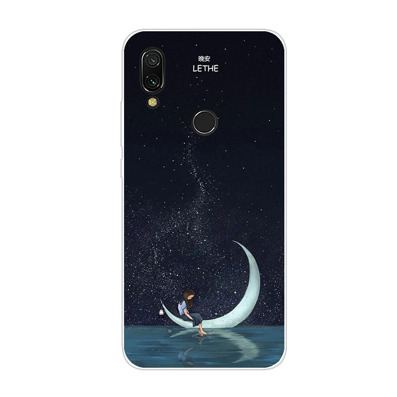 Флуоресцентный зеленый Для xiaomi redmi 7 чехол силиконовый рисунок мягкий ТПУ для xiaomi redmi 7 Чехол 6,26 дюймов snapdragon 632 модель fundas coque бампер - Цвет: Флуоресцентный зеленый