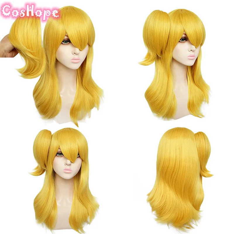 Lucy Косплей Хвост Феи Женский Средний длинный желтый парик косплей аниме парики