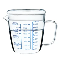 glass measuring cup milk jug heat resistant glass cup measure jug creamer scale cup tea coffee pitcher microwave safe