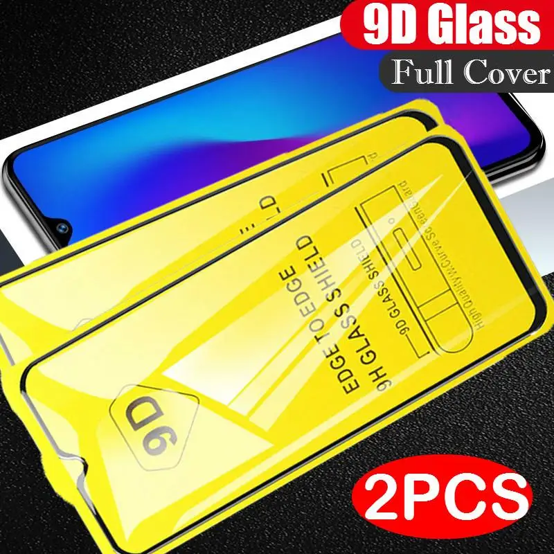 Закаленное стекло 9D для Xiaomi Mi 9 9SE A3 lite 9T Redmi K20 8A 9A 9C note8 Pro Note 9S 8 7 9Pro 8T 2 шт. защитная