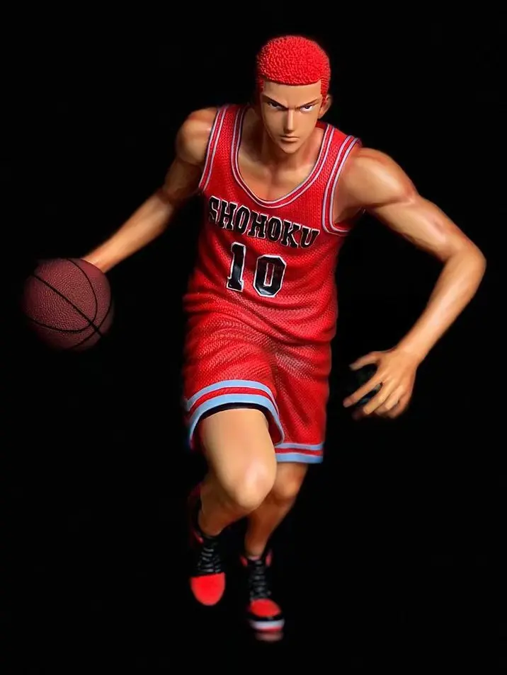 

23cm SLAM DUNK Hanamichi Sakuragi Anime Collectible Action Figure Anime Collection Model toys brinquedos for christmas gift