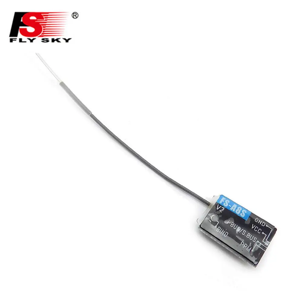 Flysky FS-A8S A8S V2 2,4G 8CH мини приемник PPM i-BUS SBUS выход для Flysky FS-i6 FS-i6S самолета FPV гоночный беспилотный передатчик