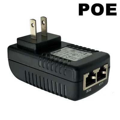 2 шт. CCTV безопасности видеонаблюдения POE мощность 48 В 0.5A 24 Вт настенный разъем