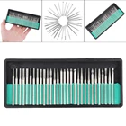 30 шт.компл. алмазные сверла набор высокоскоростных стальных сверл выгравировать вырезать набор вращающихся инструментов для деревообработки древесины