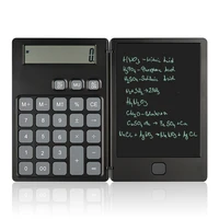multifunction creative lcd writing tablet with calculator digital drawing electronic handwriting pad office stationery kids gift