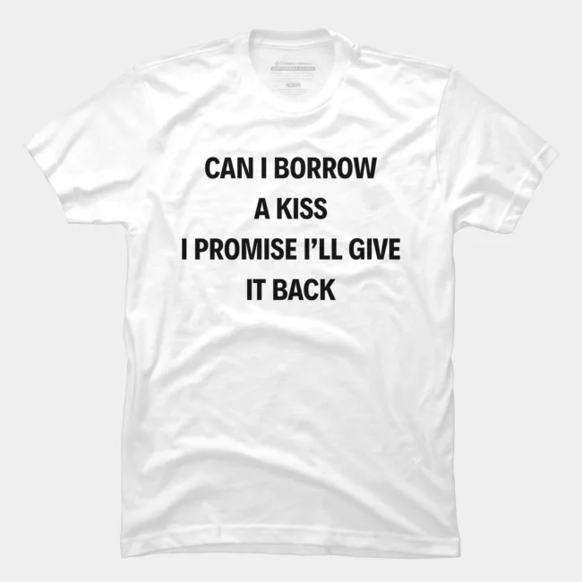 Летняя Модная брендовая мужская футболка из 100% хлопка с надписью Can I Dave a Promise Ll Give