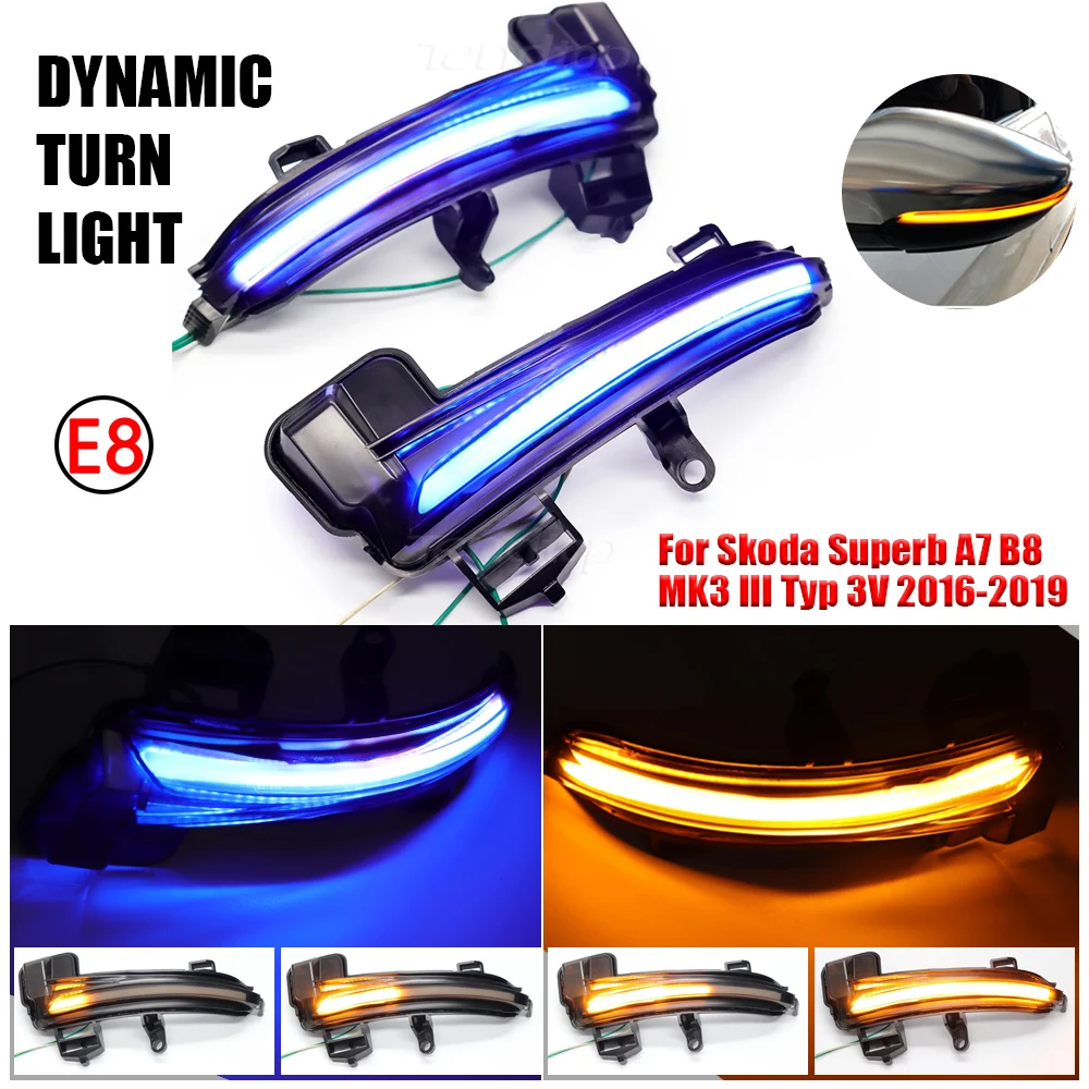 Динамические указатели поворота боковое крыло зеркало заднего вида