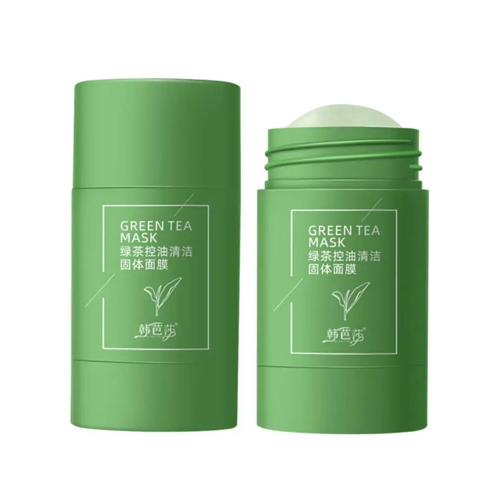 Зелёный чай Очищающая детокс-карандаш для лица глубокого очищения Маска масло