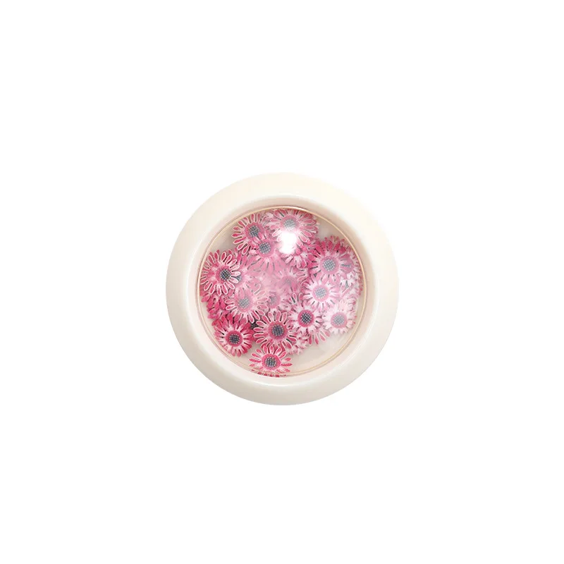 

Color flower wood pulp chip Daisy nail accessories DIY accessories cross border direct supply