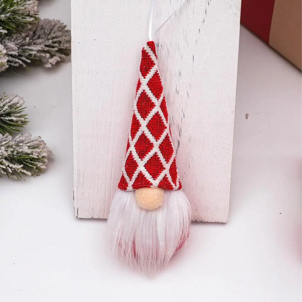 3 шт./компл. украшения для новогодней елки розовый плюшевый кулон цветная