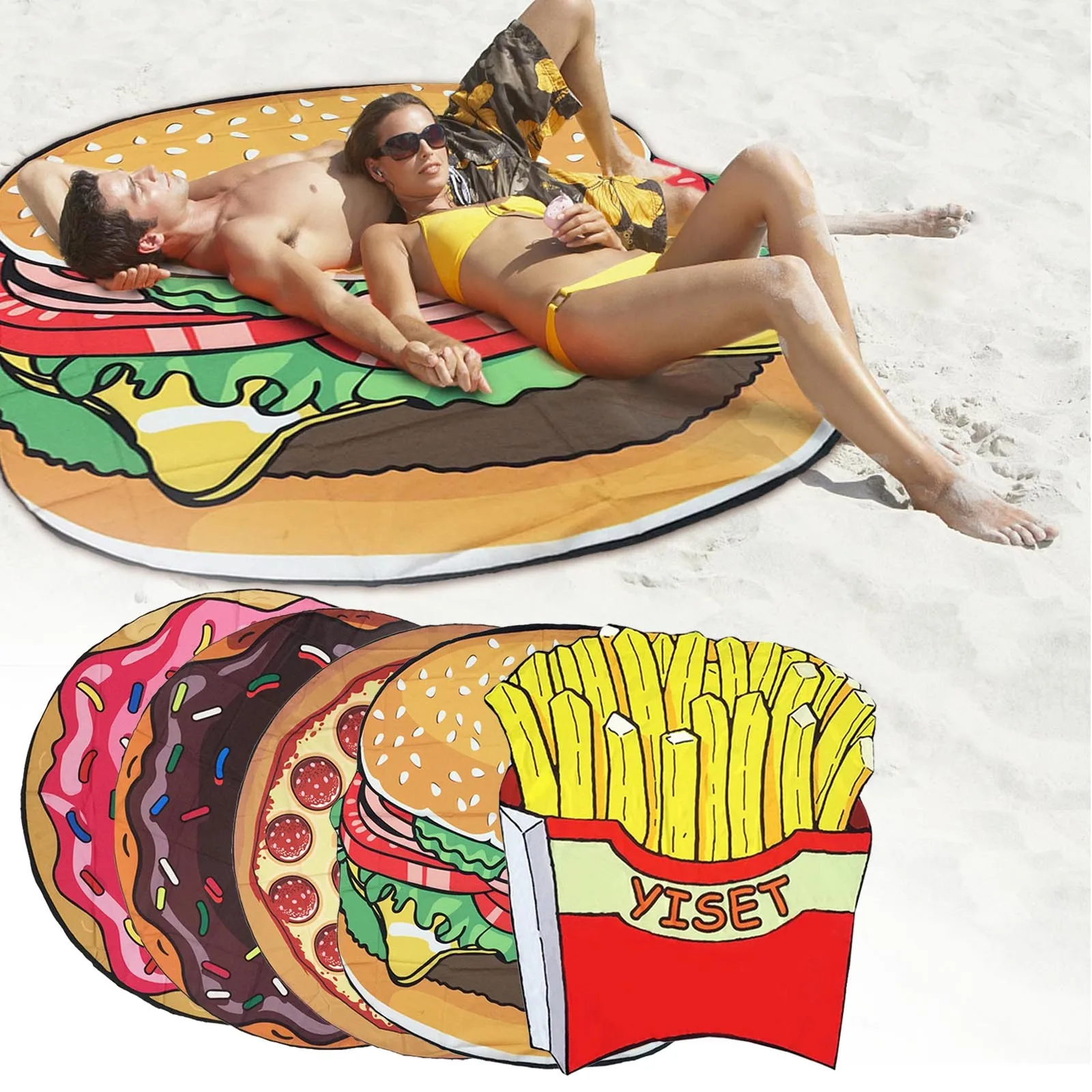 Пляжное одеяло супермягкий абсорбирующий коврик для пикника пляжное полотенце в