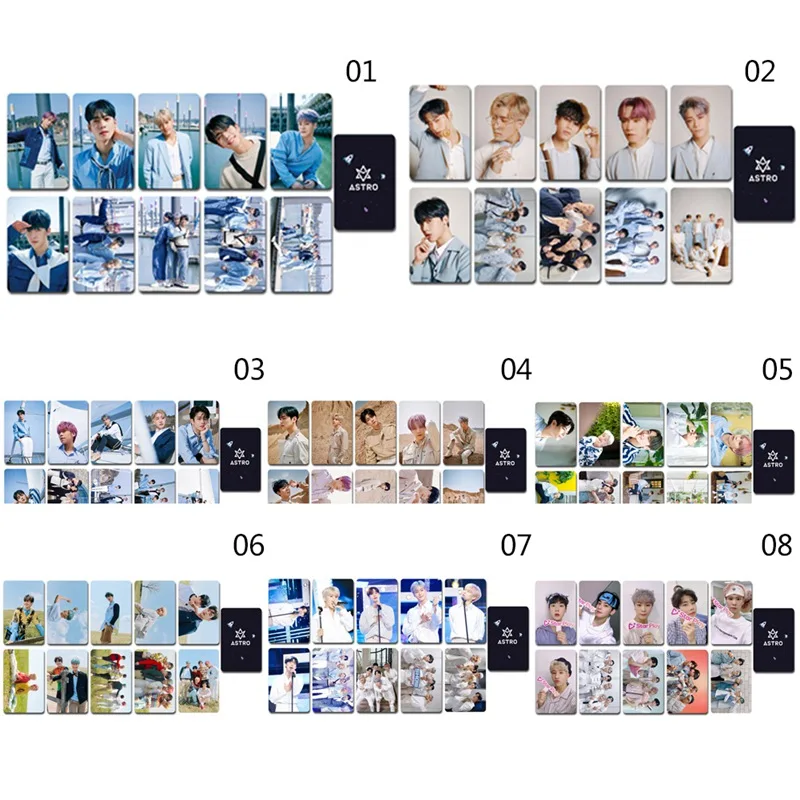 10 шт./компл. Kpop ASTRO Lomo Card HD двусторонняя печать Высококачественная Фотокарта