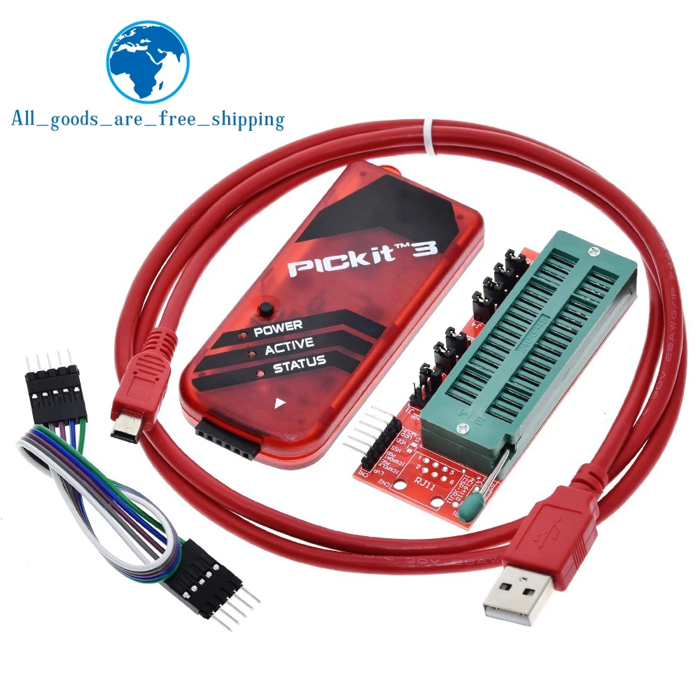 Программатор TZT PICKIT3 PIC KIT3 PICKIT 3 программирование в автономном режиме