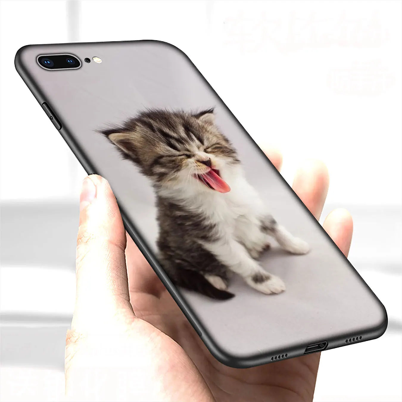 IYICAO милый кот Мягкий силиконовый чехол для iPhone 12 мини XR X XS 11 Pro Max 10 6 6S 7 8 plus 5S SE