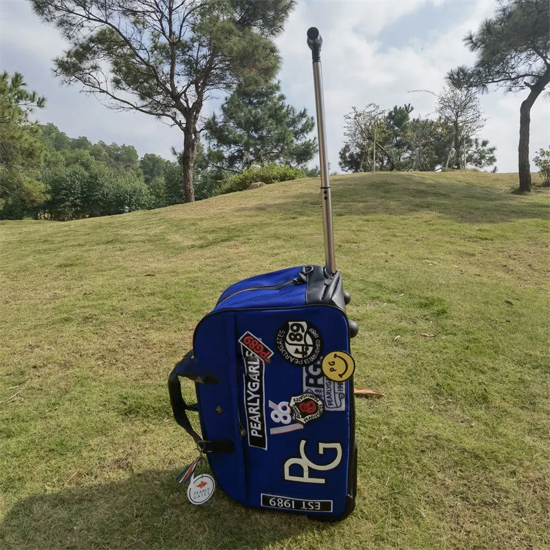 Golf Handbag Pearly Gates Package Boston Travel Bag PG89 Black Blue Color Men Sports Clothing Shoe Suitcase | Спорт и развлечения