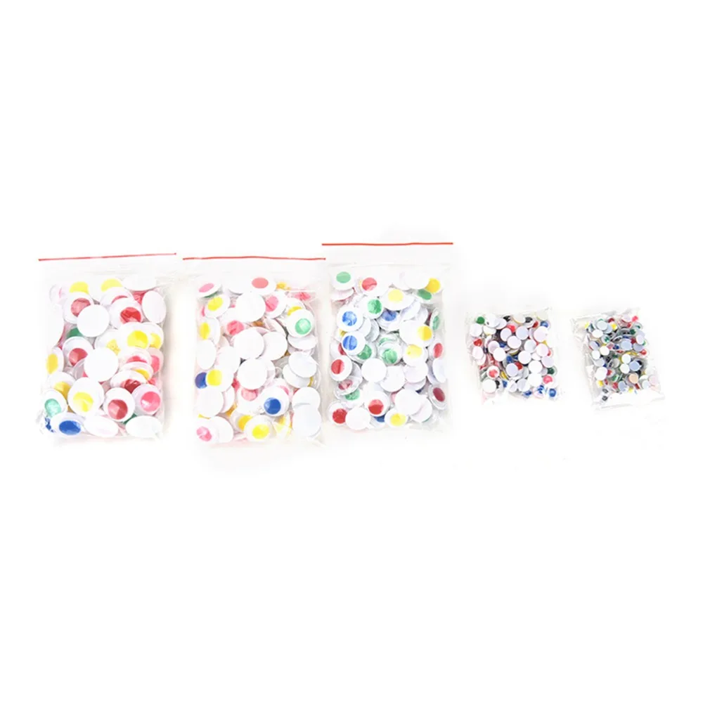 

100Pcs/set Plastic Dolls Wiggle Googly Eyes DIY Supply Scrapbooking Crafts 6mm/8mm/15mm/18mm/20mm Hot Sell