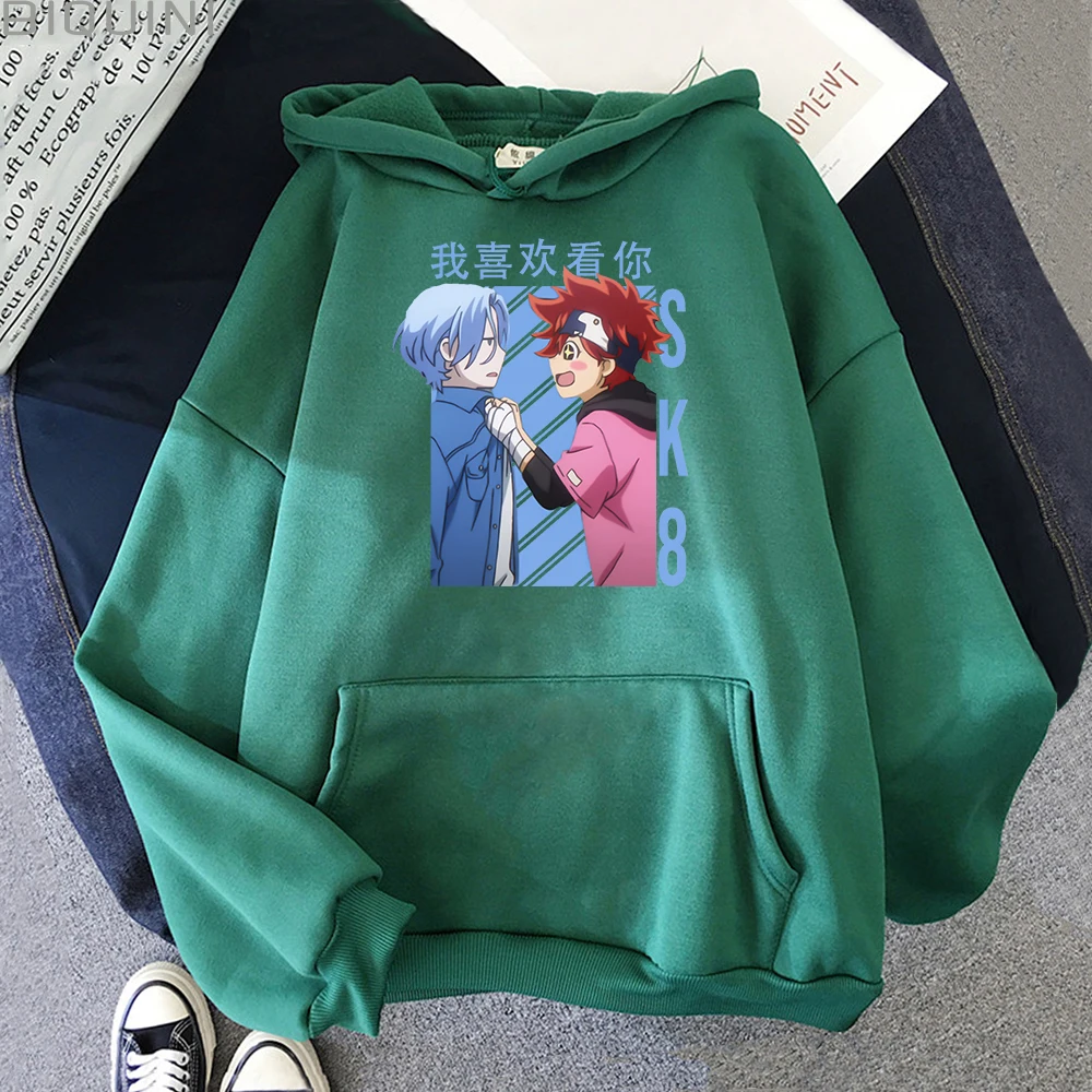 

SK8 The Infinity Hoodie Oversized Streetwear Hip Hop Women Tops Long Sleeve Print Sweatshirt Kawaii Clothes Skateboard Boys Wram
