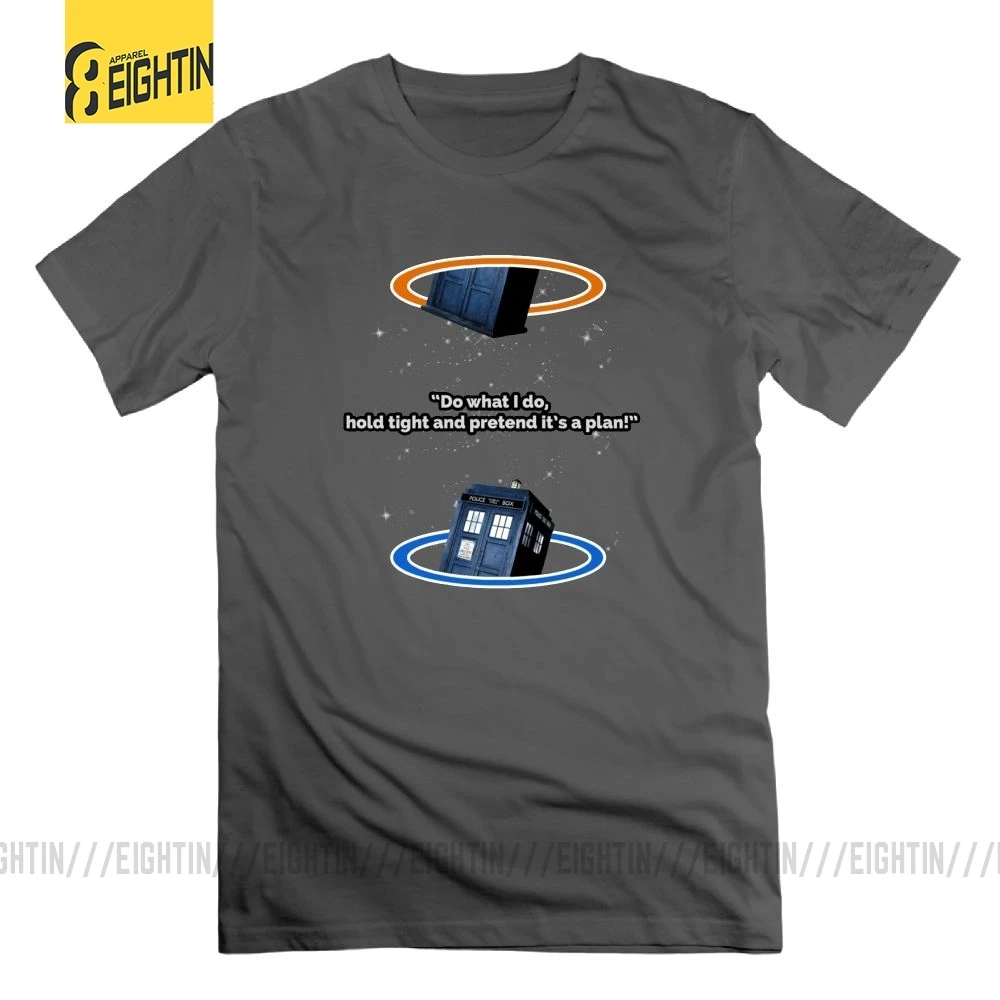 Breaking the Time Doctor Who Awesome футболки с круглым вырезом мужские футболки с коротким рукавом из очищенного хлопка летние футболки - Цвет: Серый