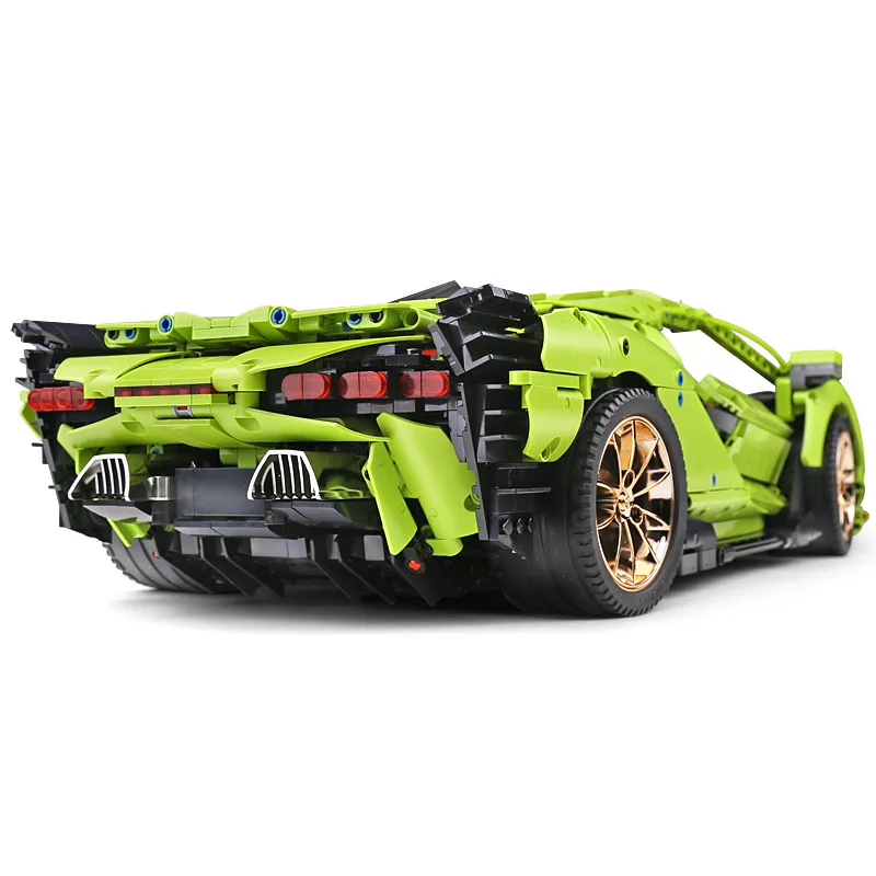 Автомобиль Mold King 13057 совместимый с 42115 Lamborghinis Sian FKP 37 мотор модель автомобиля