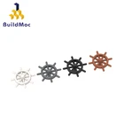 BuildMOC 4790 5,2x5,2x2,2 корабльные колеса для строительных блоков, детали сделай сам, креативный подарок