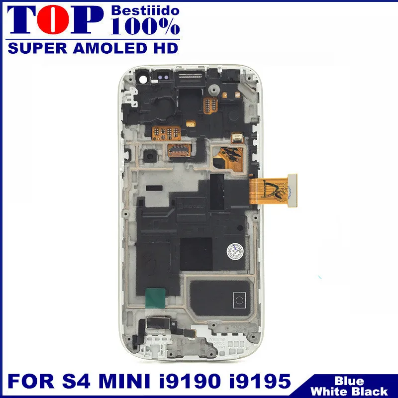 Высокое качество ЖК дисплей для samsung Galaxy S4 mini i9190 i9195 i9192 телефон s кодирующий