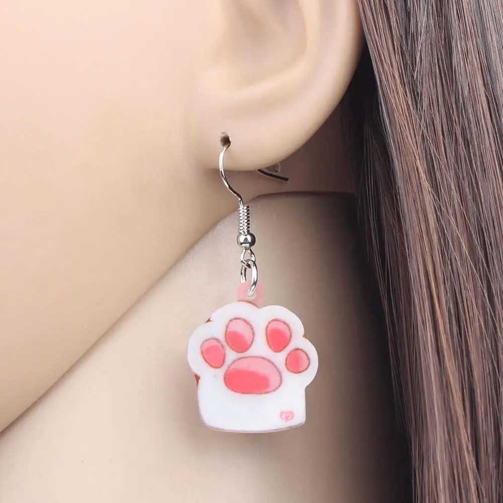 Акриловая бижутерия Bonsny в виде кота для женщин и девочек подростков детей