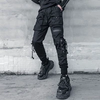 11 bybbs dark 2021 streetwear personality straps pants hip hop cargo pant men loose harajuku joggers men trousers punk tactical