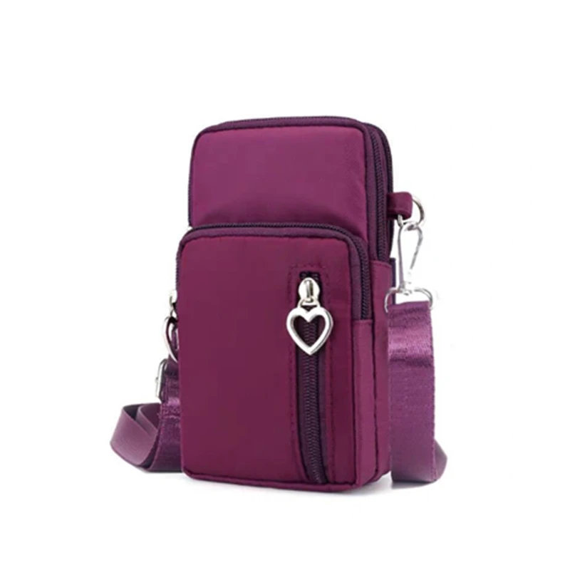 Женские сумки водонепроницаемая нейлоновая сумка через плечо для сотового