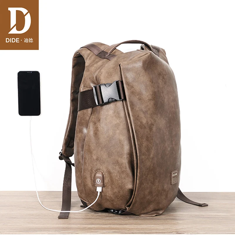 DIDE мужской рюкзак для путешествий с usb-зарядкой водонепроницаемый ноутбука из