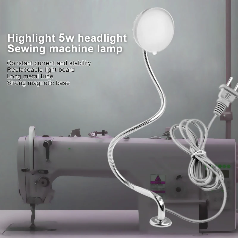 Круглая головка с длинной ручкой металлическая трубка Рабочая лампа креативная