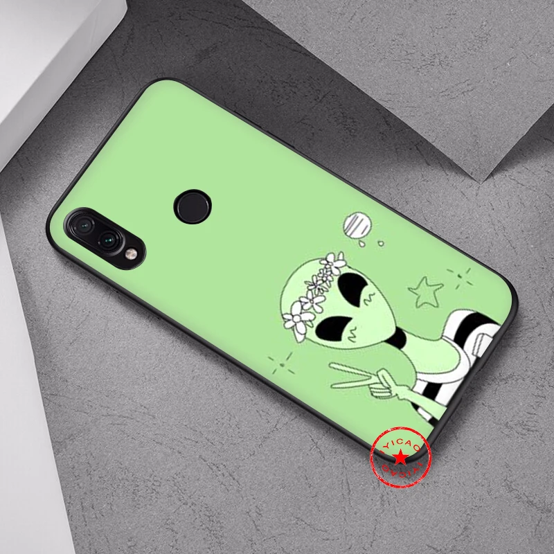 IYICAO Alien girl милый мягкий чехол для Xiaomi Redmi K20 8A 7A 7 S2 6 Pro 5 Plus Go 5A 4X 4A силиконовый |