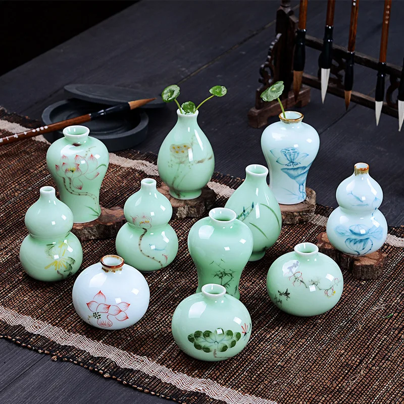 

Керамическая ваза для домашнего интерьера, креативный гидропонный цветочный плантатор, украшение для офиса, цветочный плантатор, керамиче...