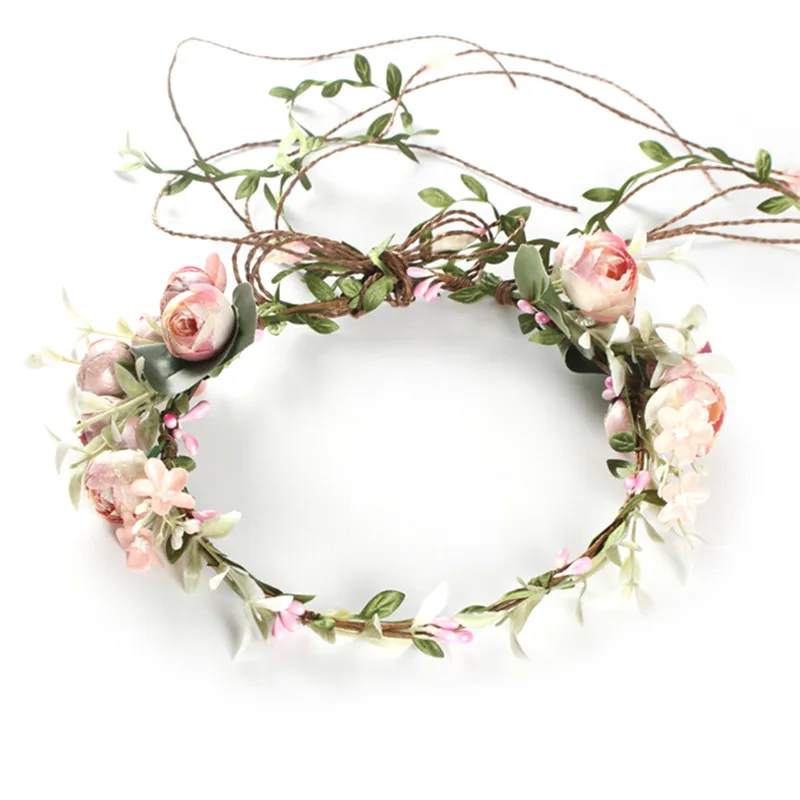 

1 x Women Boho Flower Floral Hairband Headband Crown Party Bride Wedding Beach
