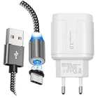 Магнитный зарядный кабель USB Type-C, для Huawei P Smart Z, P20 lite, P30 Pro, Honor 20, 10, Google Pixel, 3a, XL, QC 3,0