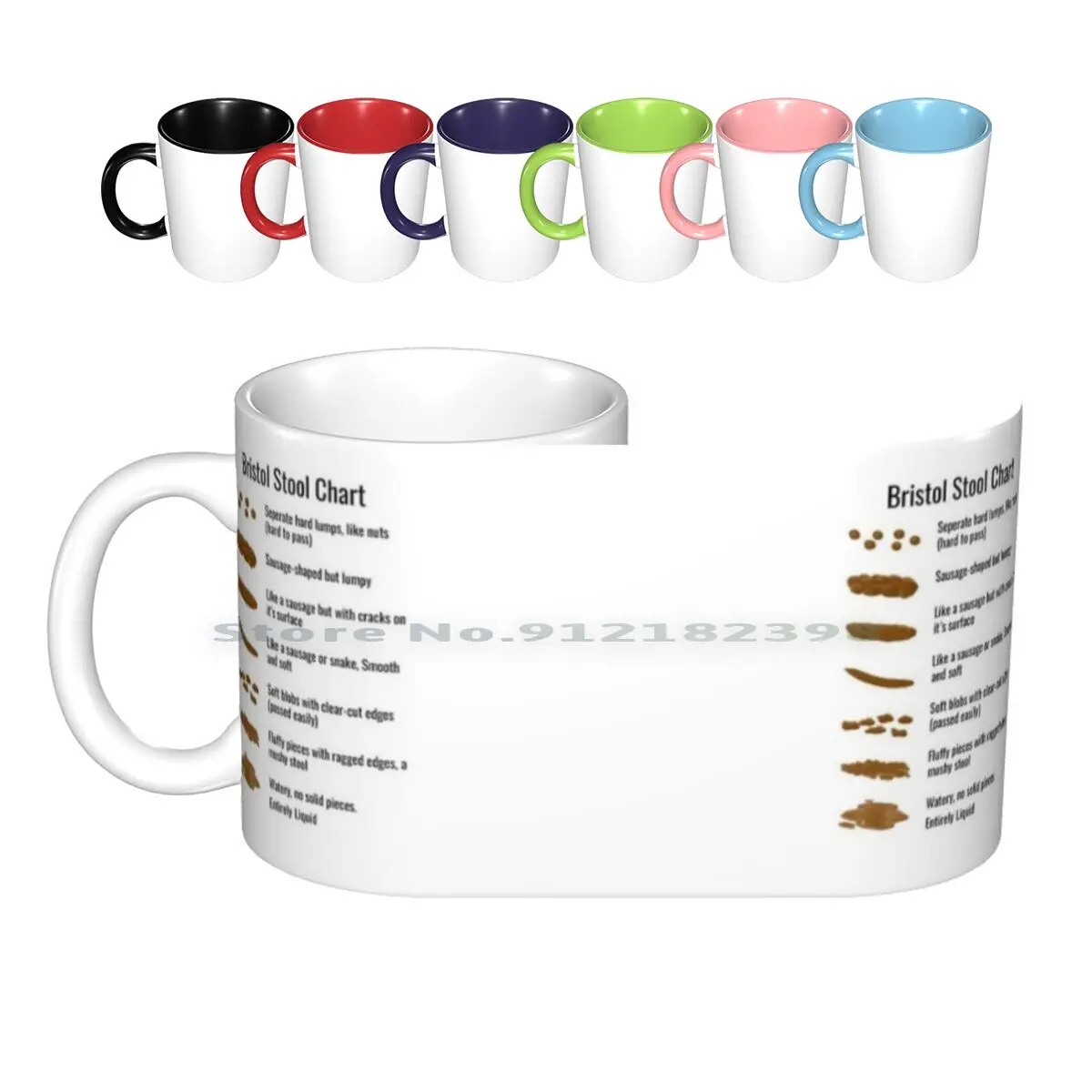 

Bristol Stool Chart Ceramic Mugs Coffee Cups Milk Tea Mug Nurse Poo Stool Creative Trending Vintage Gift Bottle Cup