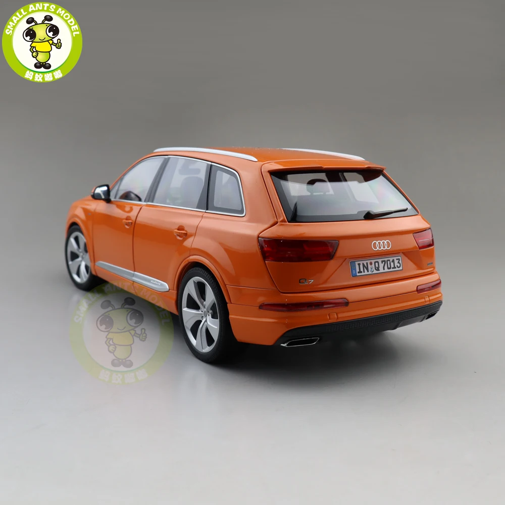 1/18 Minichamps Q7 2015 почти настоящие Литые металлические модели автомобилей игрушки для