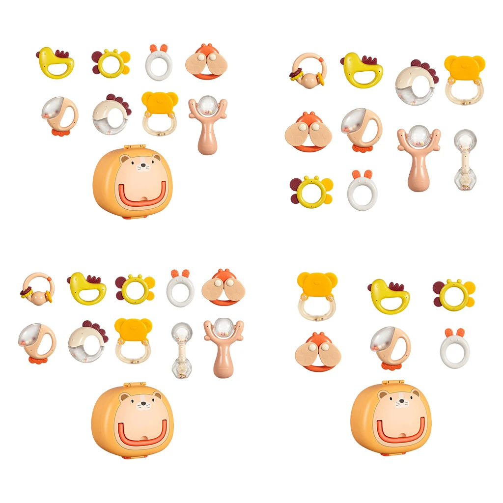 

Baby Rattle Teether Baby Toys Shaking Bell Rattle Set Infant Newborn Toys Baby Rattle Sets Teether Rattles Toys