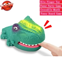 funny board game toy crocodile mouth dentist toy funny alligator crocodile biting finger toy family game parent novelty gag toys