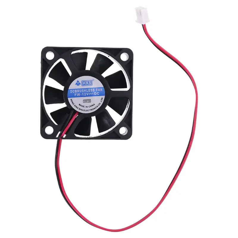 DC 12V 0.12A 2 контактный 50x50x10 мм компьютер Процессор Системы Бесщеточный Охлаждающий