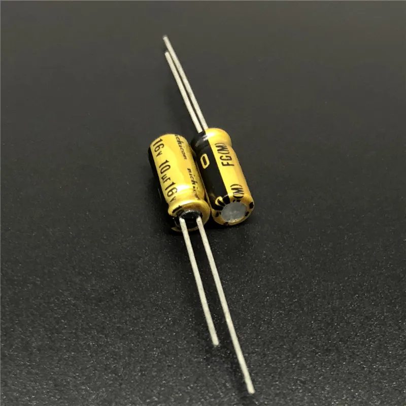 10 шт./100 шт. 10уф 16В NICHICON FG (тонкое золото) 5Х11 мм 16V10uF высококачественный аудио