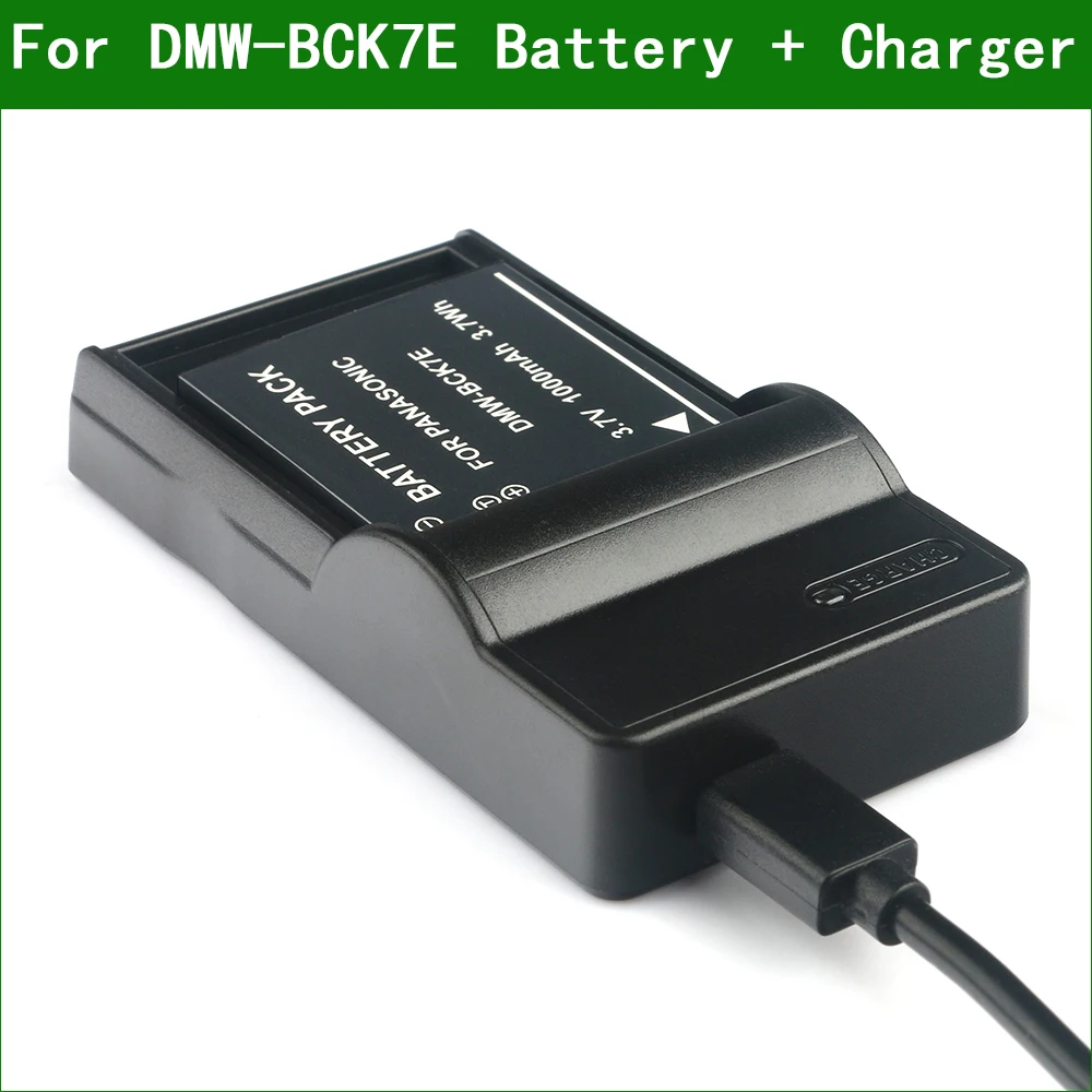 LANFULANG Батарея + Зарядное устройство DMW BCK7 NCA YN101G для цифрового фотоаппарата Panasonic