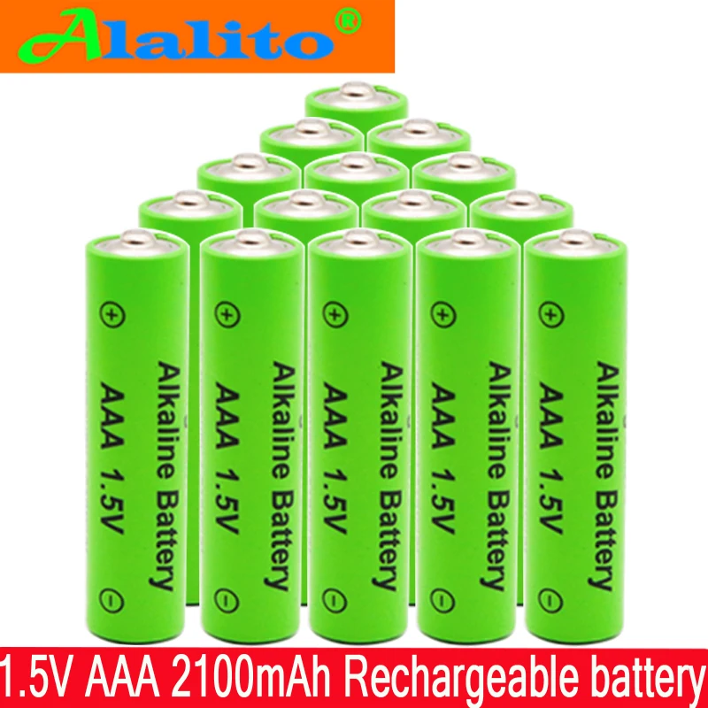 4-20 шт Alalito AAA батарея 2100mah 1,5 V Щелочная AAA аккумуляторная батарея для дистанционного управления игрушечный светильник Batery