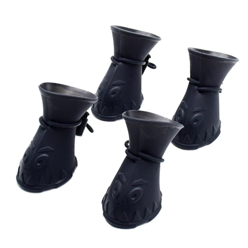 Pet Dog Rain Shoes Antiskid Wear Resistant Waterproof Booties Boots Paws Protection Cover for Cat | Дом и сад