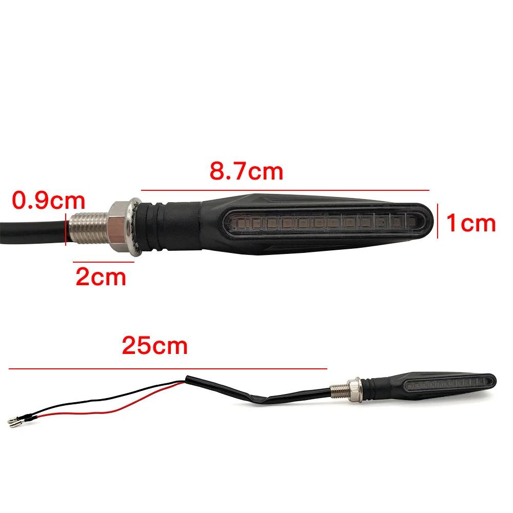 Универсальный светодиодный указатель поворота для мотоцикла фонарь Ducati 400 620 695 696